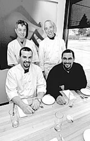 The Parallax team (clockwise from top left): Tervo Kinoshita, Zach Bruell, David Schneider, and Rob Guel. - WALTER NOVAK
