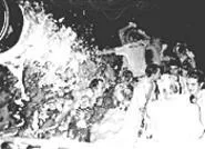 Theres lots of foam at Akrons Big Fag Party.