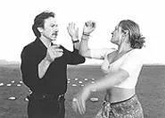 There's something about Harvey: Love in bloom between Keitel and Kate.