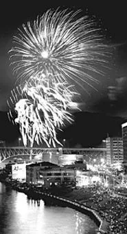 This weekend's Waterfront Festival will feature the - biggest bomb to hit Ohio since last year's Browns.
