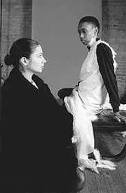 Tina Guster (left) with Ebani Edwards.