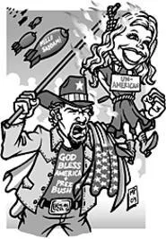 Toby Keith thinks Dixie Chick Natalie Maines should - "shut her big mouth." - MARK POUTENIS