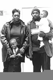 Together at last: Sharnell Carnegie and family. - WALTER NOVAK