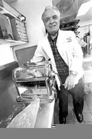 Tony Gallo, Agostino's master of pasta. - WALTER NOVAK