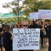 Signs to Remember from the Cleveland Protests Against Kavanaugh’s Confirmation This Weekend