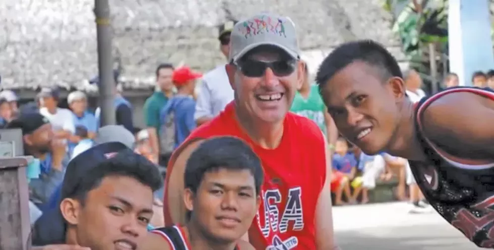 Tom Randall, proselytizing via basketball - PHOTO YOUTUBE SCREEN GRAB / FREE TOM RANDALL