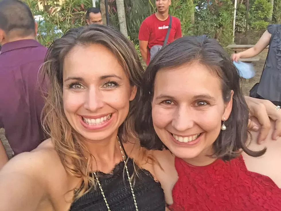 Priscilla Leighton and Miriam Bongoloan - PHOTO COURTESY PRISCILLA LEIGHTON