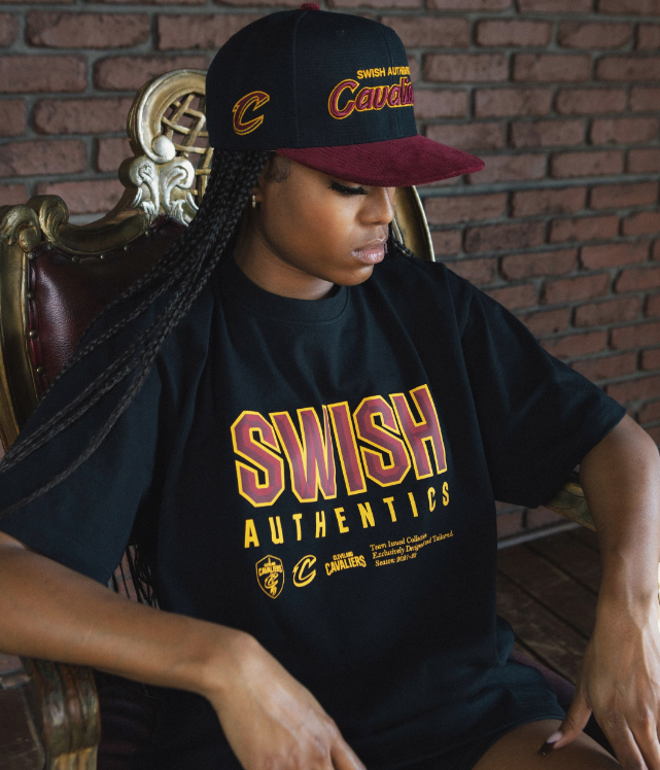 The Cavs team shop has new merch courtesy of SWISH. - COURTESY OF THE CAVS TEAM STORE