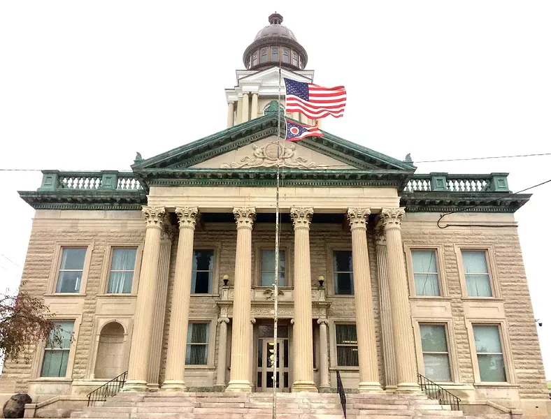 The Crawford County Courthouse in downtown Bucyrus - PHOTO BY ERIC SANDY