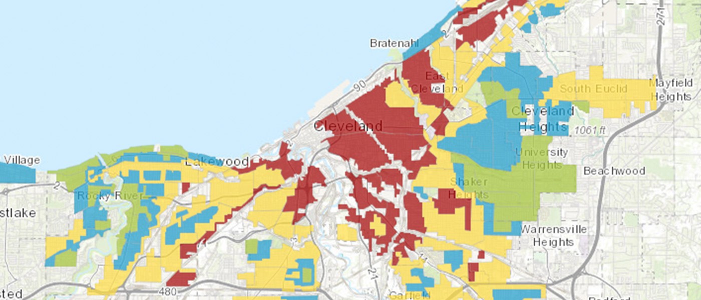 Cleveland Neighborhoods Redlined In The 1930s Are The Same Ones