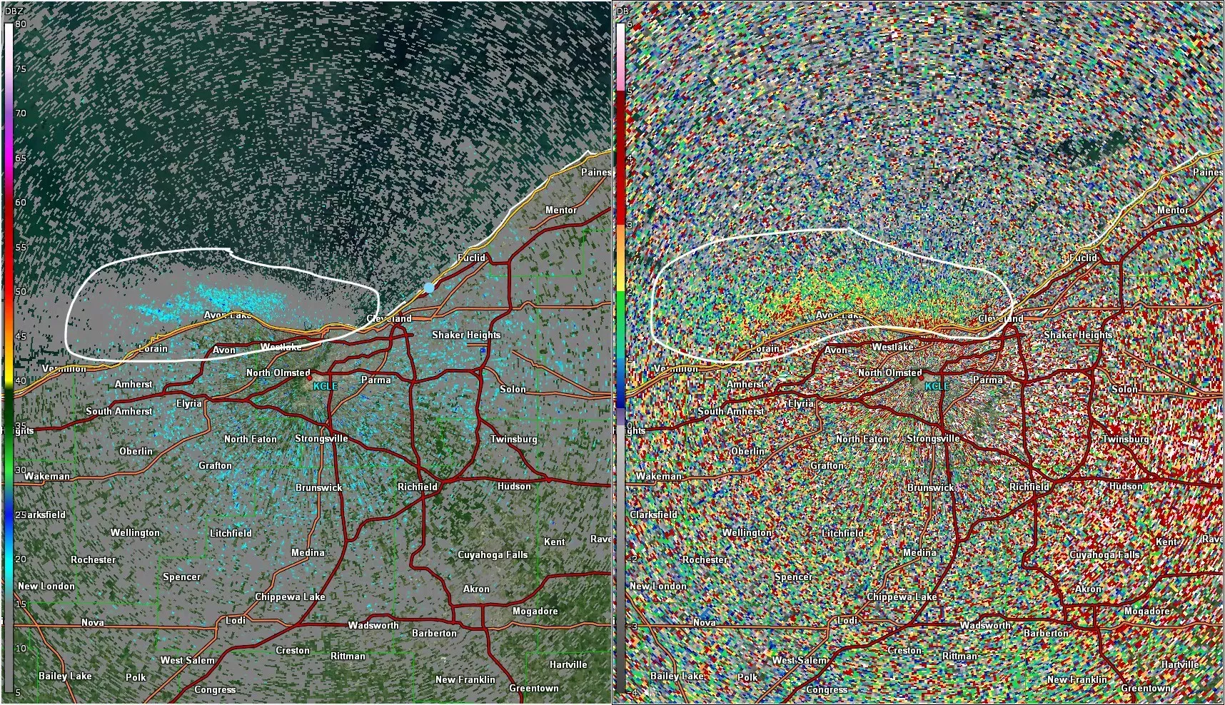 Hordes Of Midges Are Showing Up On Cleveland Doppler Radar Again Scene And Heard Scene S News Blog