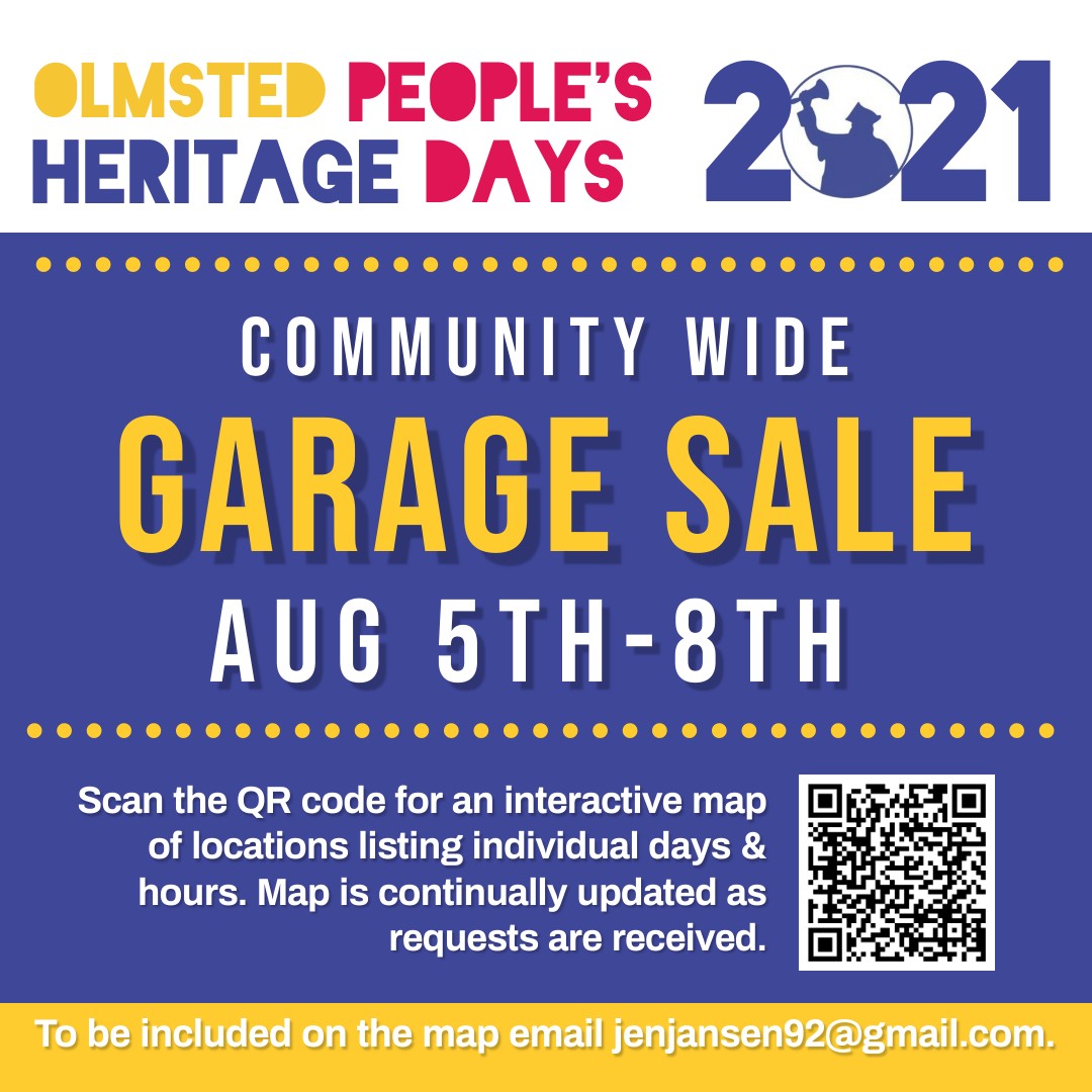 Community Wide Garage Sale Downtown Olmsted Falls Trash Treasure Cleveland Scene [ 1080 x 1080 Pixel ]