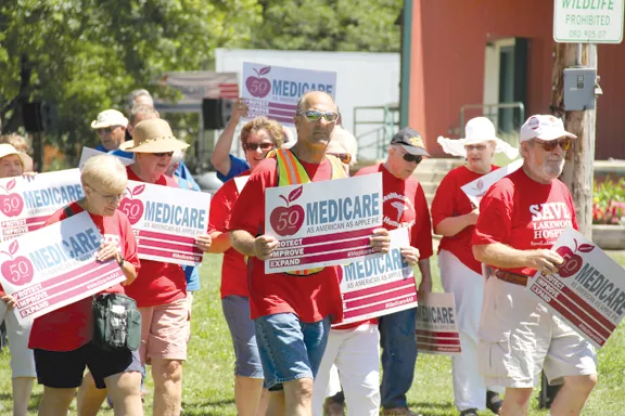 LAKEWOOD RESIDENTS CELEBRATE THE 50TH ANNIVERSARY OF MEDICARE ON JULY 30.
