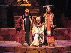 We three kings of Orient are: Syrmylin Cartwright, James Washington, and Titus Jackson.