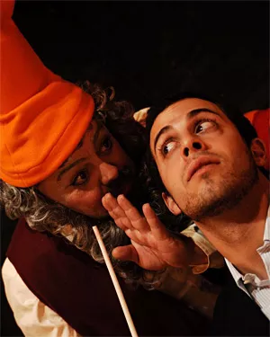 Wes Shofner shares Keebler's secret ingredient with Tom Kondilas in Demon Baby at Convergence-Continuum.