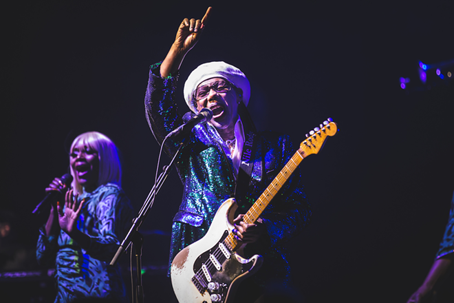 Nile Rodgers and Chic play Mahaffey Theater in St. Petersburg, Florida on January 18, 2019. - SANDRA DOHNERT ℅ MAHAFFEY THEATER