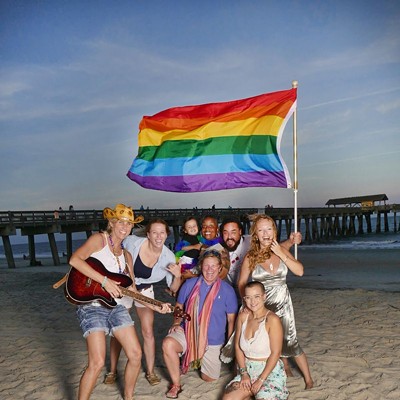 Tybee Equality Fest flies the rainbow flag