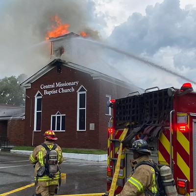 102-year-old church’s steeple, roof destroyed in fire caused by lightning strike