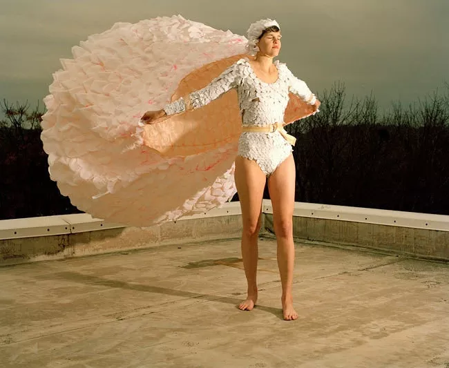 Emily Hadland’s wearable sculptures will be on display at House of Hayes’ ‘First Class’ exhibit