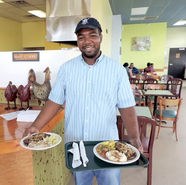 Glorious golden-brown fried chicken, cooked and served with a smile by Chef Marcus Snipes