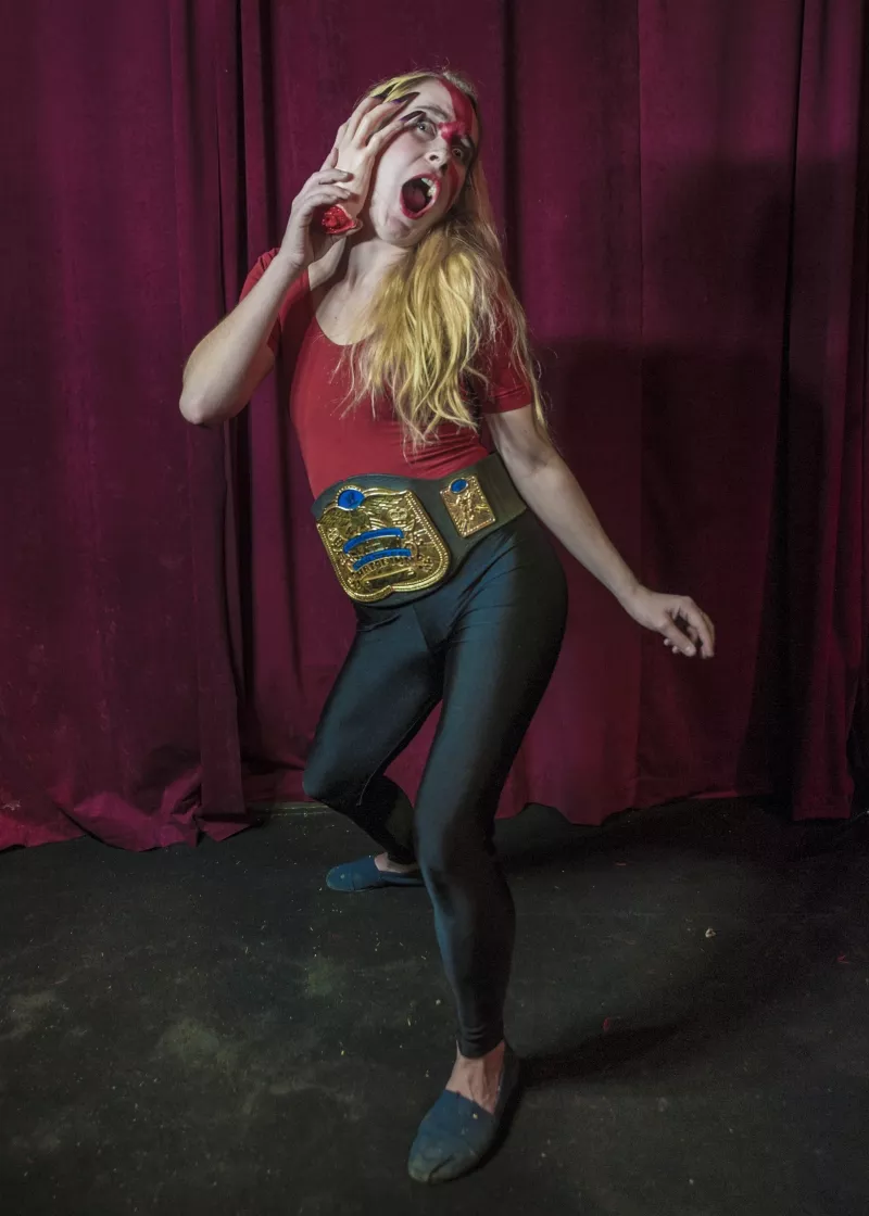 ROUTH THE RIPPER: Hard as fuck, from parts unknown. - Reigning champ Routh is back in the ring to protect her title. A lithe gymnast with arms of steel, the girl is ridiculously strong, delivers a terrifying, “is someone checking to make sure that girl’s still breathing” smackdown, and also happens to be an expert in the art of the crazy eye, searing and shaking up her rivals with a glare that’s all daggers and unpredictability. - GEOFF L. JOHNSON