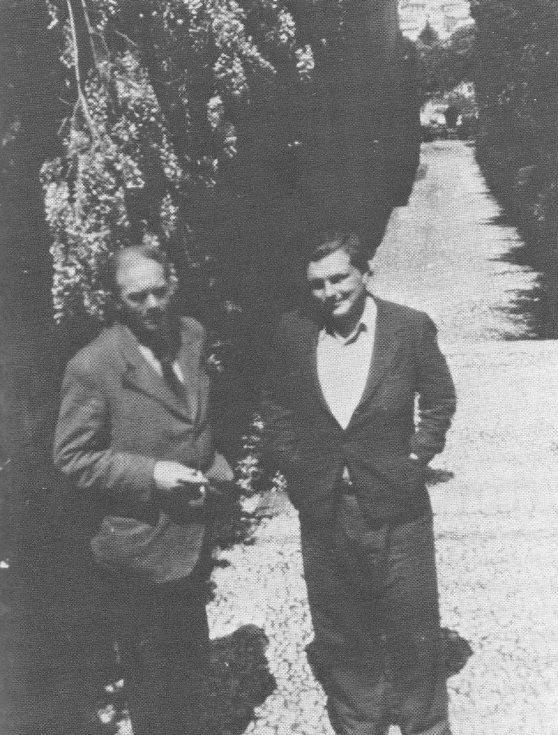 Savannah-born writer Conrad Aiken, left, adopted writer Malcolm Lowry as a kind of poetical son. This archival photo is from their trip together to Spain.
