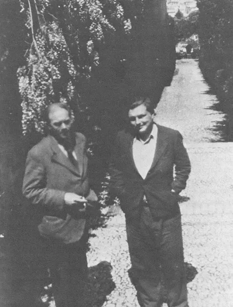 Savannah-born writer Conrad Aiken, left, adopted writer Malcolm Lowry as a kind of poetical son. This archival photo is from their trip together to Spain.