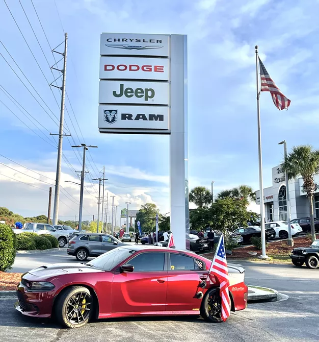 Step One Auto presents Local Hero Award to Team Savannah’s Chris O’Malley at 2021 Ram 1500 TRX Launch Event