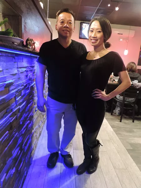 Timmy and daughter Christine Tsoi, owners of Spendid Shabu in Pooler.