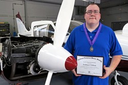Savannah Tech Aviation Maintenance student Joshua Clifton recently won a scholarship from the National Technical Honor Society.
