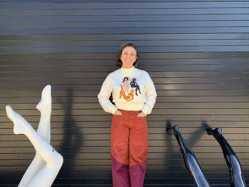 Kara Adoff is bringing legs (pun absolutely intended) to a Westside neighborhood with West House. Photo by Rachael Flora.