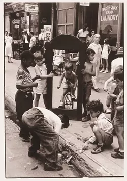 "New York" by Helen Levitt, c. 1940, is one of several artworks on virtual display via Telfair Today.