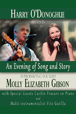 Tybee Post Theater Sets the Stage for Irish Folksinger Harry O’Donoghue and Fresh-Faced Molly Elizabeth Gibson. - PHOTO COURTESY OF TYBEE POST THEATER