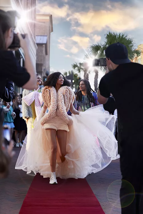Hailey Kavanagh. Kavanagh will graduate from SCAD Savannah on June 3, 2022 with a B.F.A. in fashion. Model: Nikita M’Bouroukounda - graduated from SCAD in 2013 with a B.F.A. in accessory design. - SCAD