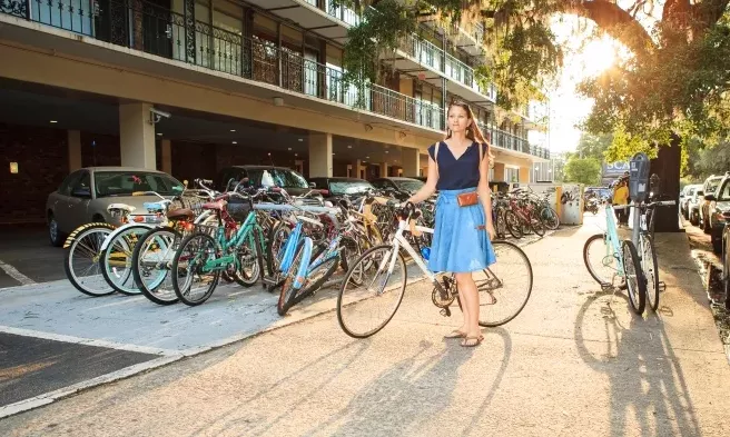 Locally designed by Forest and Fin’s Lara Neece, the Bicycle Wrap Skirt is built to last with functional features like pouches, pockets and snaps. Pre-orders opened last week for its first regionally-manufactured run. - KELLY ROETTO