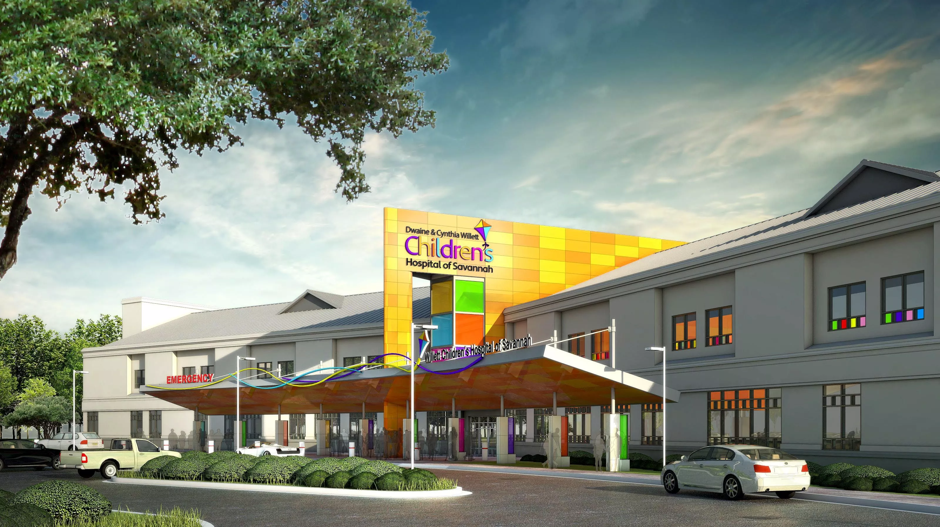 Artist's rendering of the proposed free-standing children's hospital. - IMAGE COURTESY MEMORIAL HEALTH