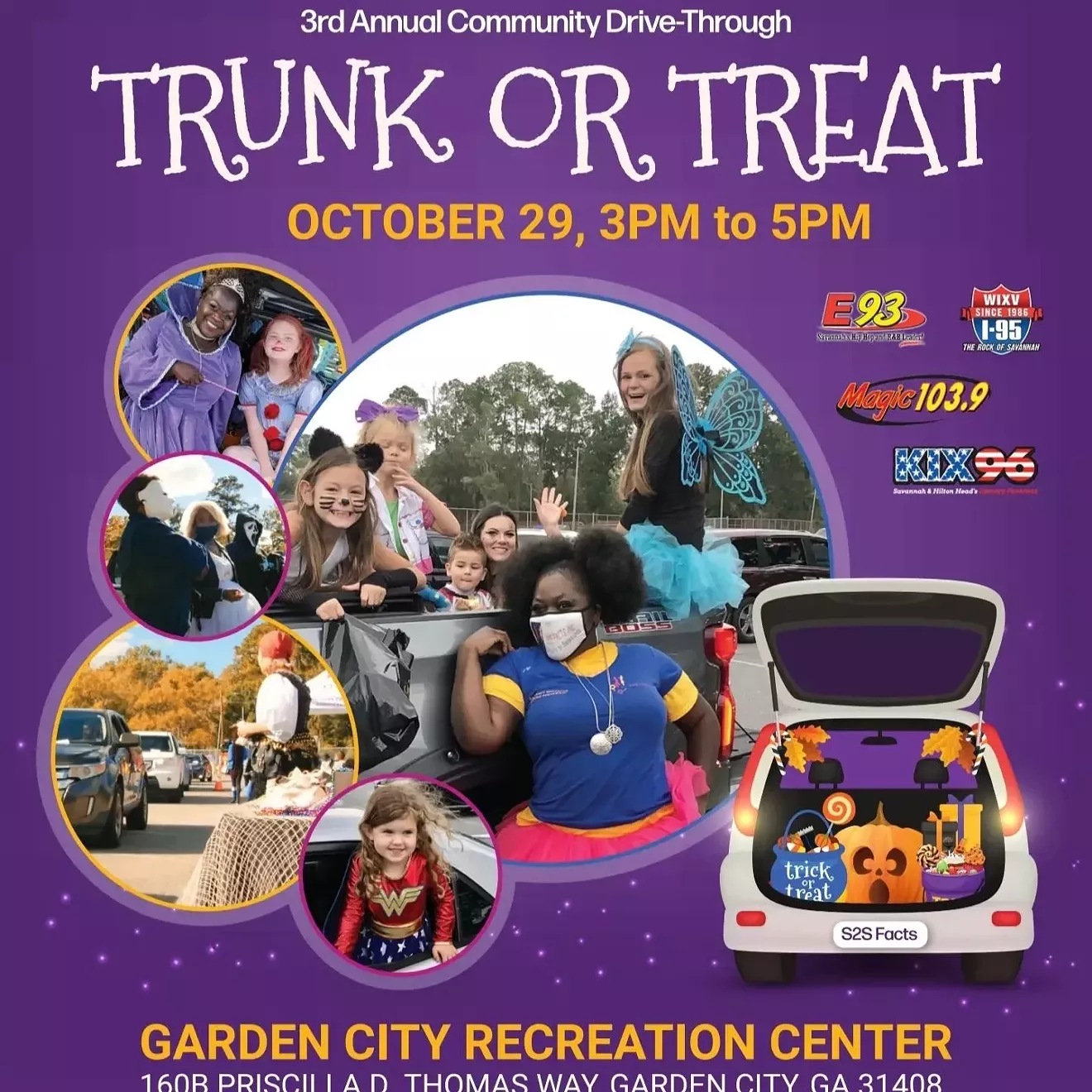 Trunk Or Treat Garden City Recreation Center Kid S Happenings Savannah News Events Restaurants Music Connect Savannah