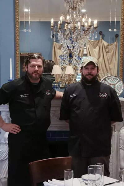 Chefs McLain and Landrigan.