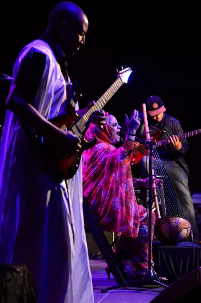 Noura Mint Seymali (center) - PHOTO COURTESY OF SAVANNAH MUSIC FESTIVAL, BY FRANK STEWART