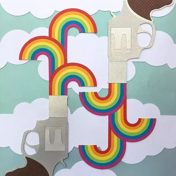 "Ricocheting Rainbow Revolvers (If Only No. 3)"