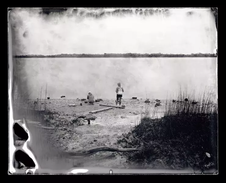 Fishing at McQueen’s Island, Savannah, Georgia, 2014 by Michael Kolster.
