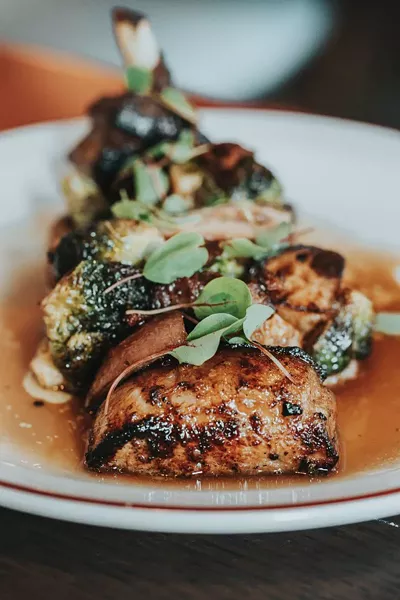 The pork chop.
