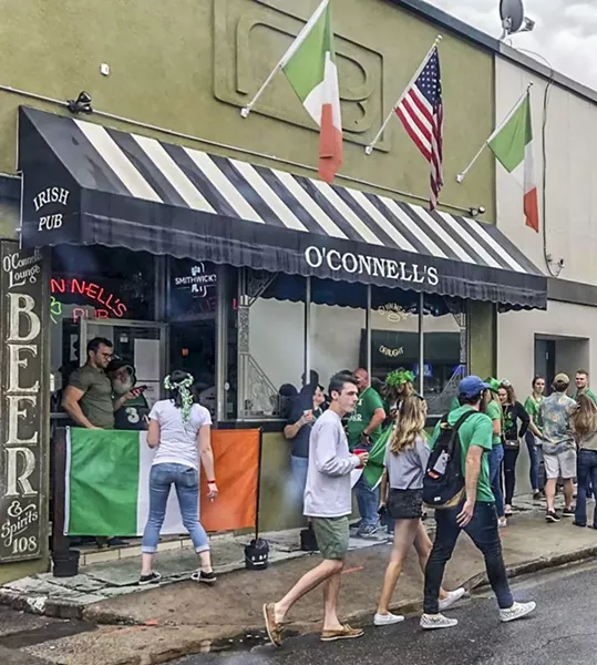 O’Connell’s on Drayton Street on a recent St. Patrick’s Day.