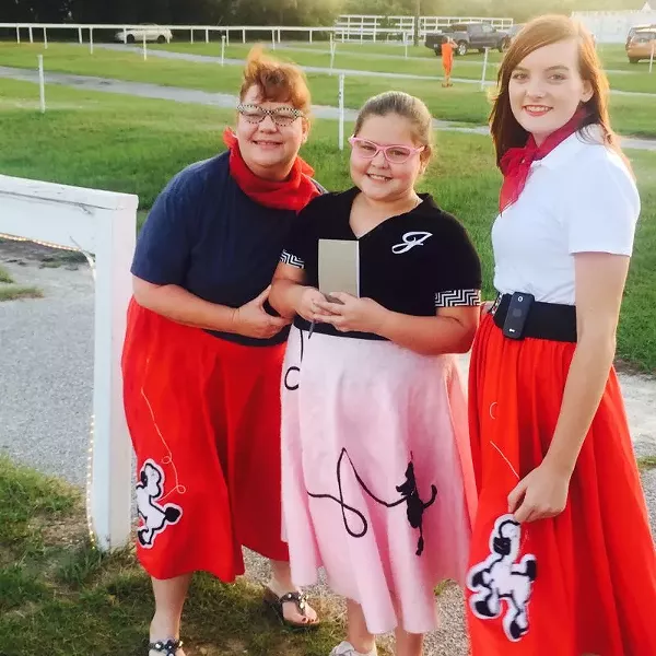 Theatre owner/operator Jamie Hickox and family.