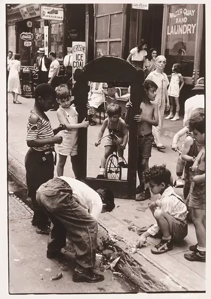 "New York" by Helen Levitt, c. 1940, is one of several artworks on virtual display via Telfair Today.