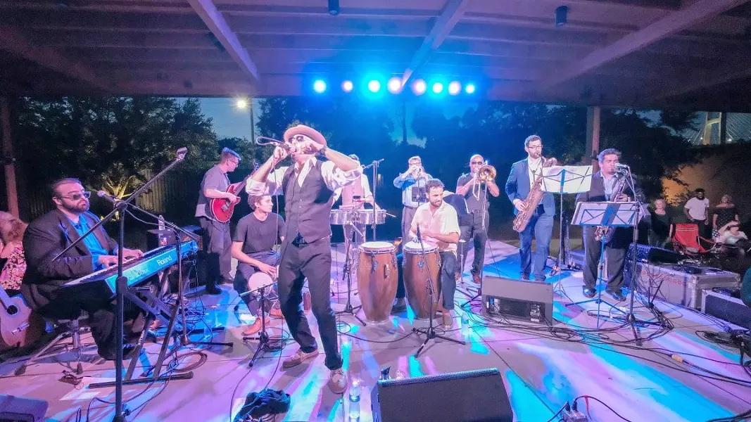 Scene from a previous year’s Jazzfest.
