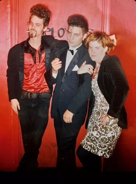 Mike Walker, Igor Fiksman and Stacie Albano at an undated Velvet event.