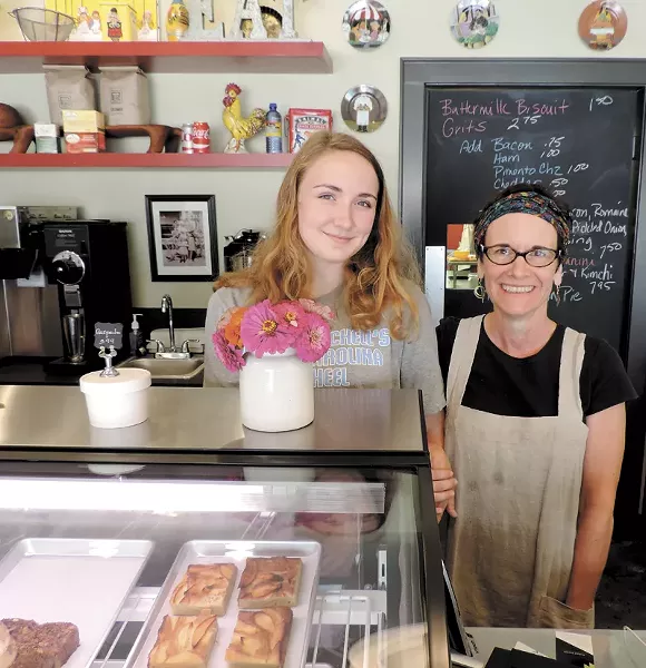 Baker/owner Lisa Moore with daughter, Sydney