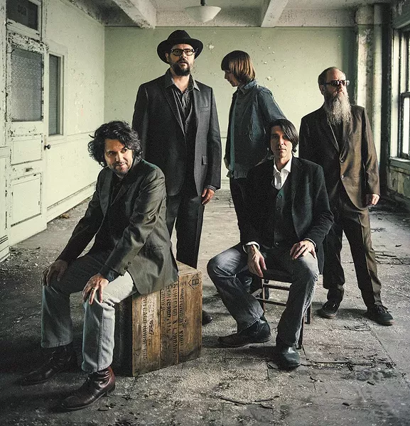 Patterson Hood (standing, with hat), and The Drive-By Truckers play the Trustees Theatre next week.