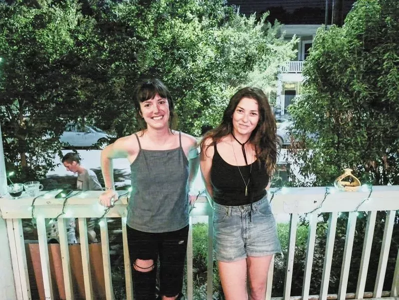 Sam Ahern and Leah Blair.